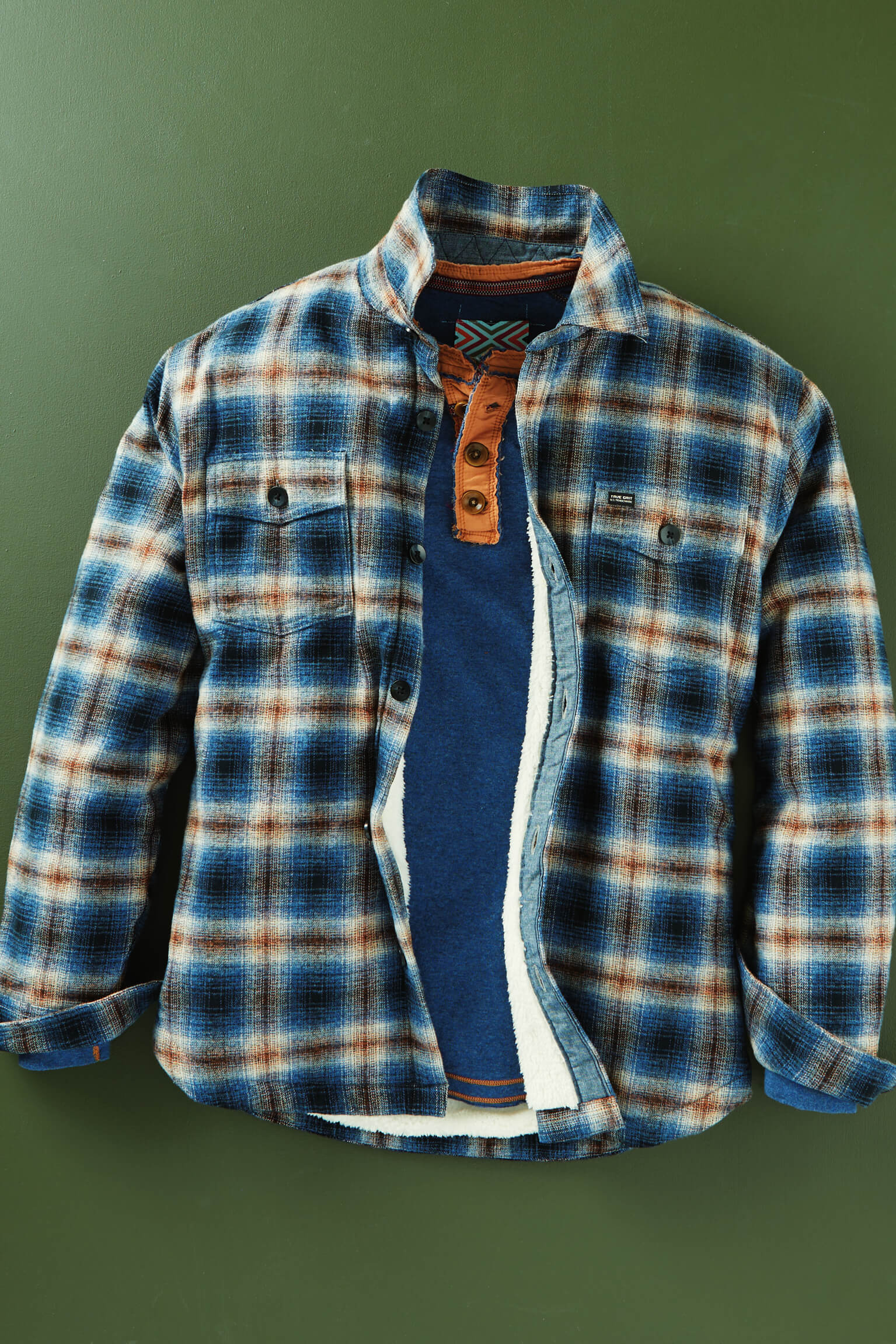 Image of True Grit Maverick Plaid Summit Shirt