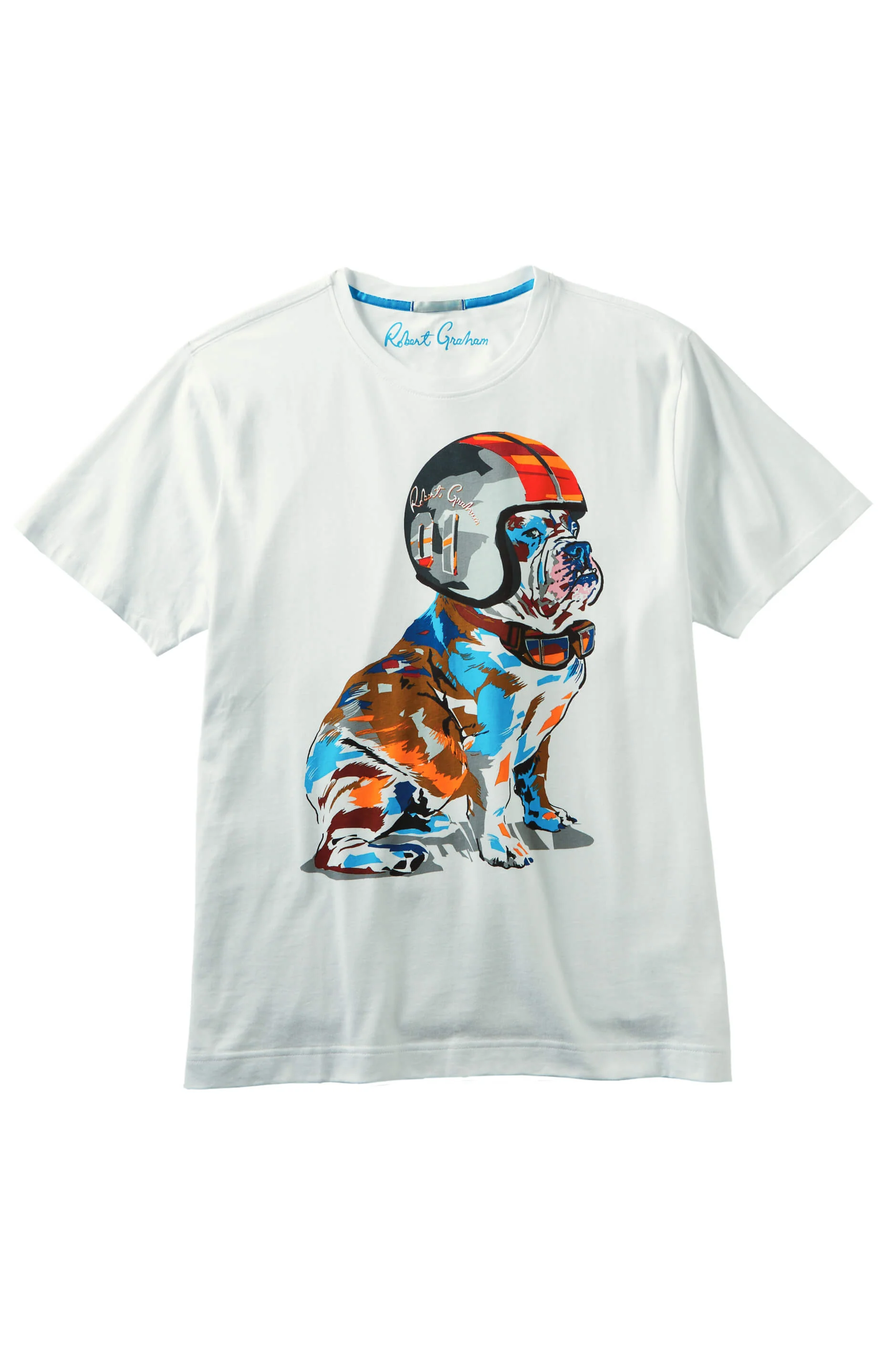 Image of Robert Graham Short Sleeve Racer Graham Dog T-Shirt