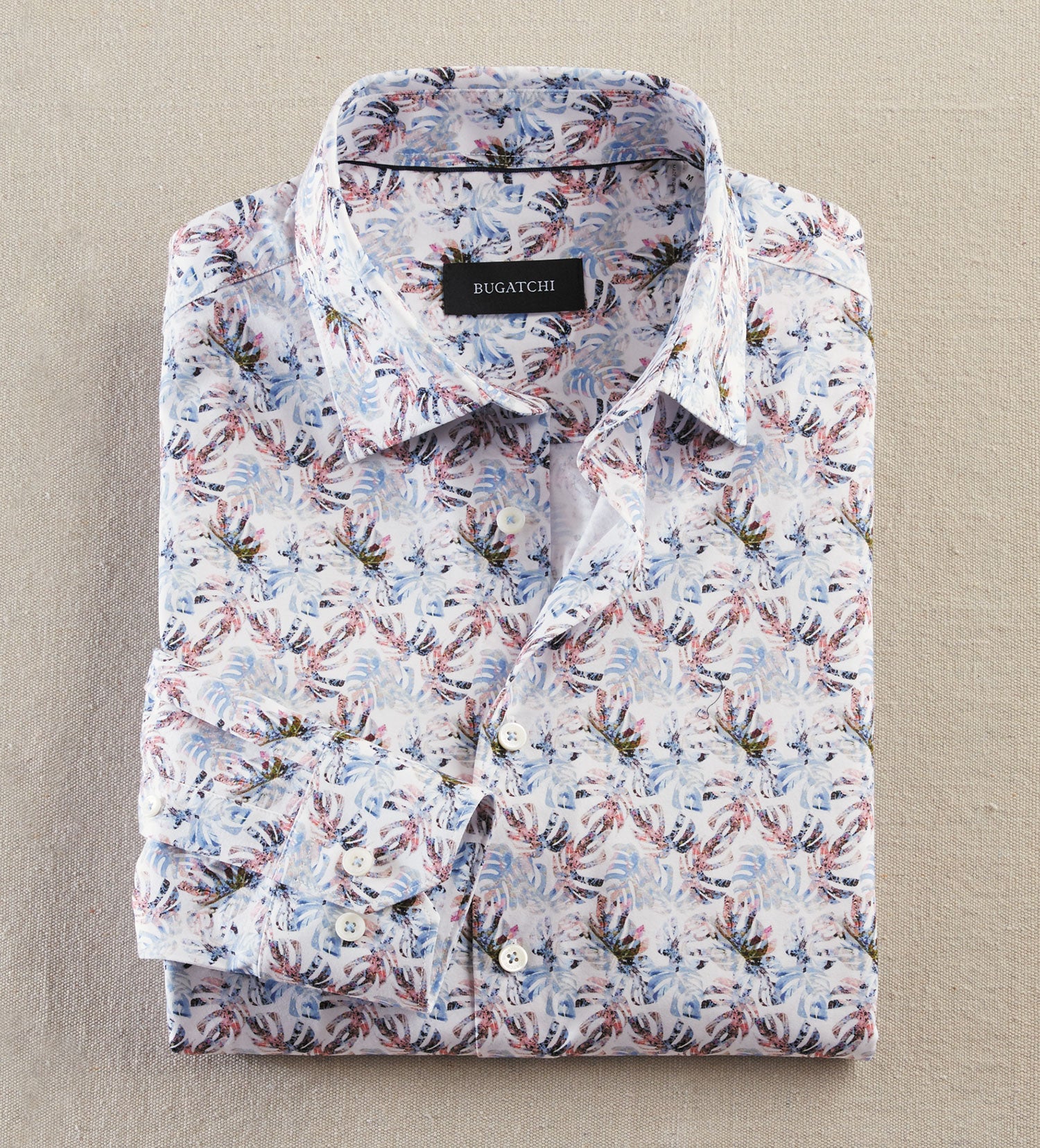 Image of Bugatchi Frond Long Sleeve Shirt