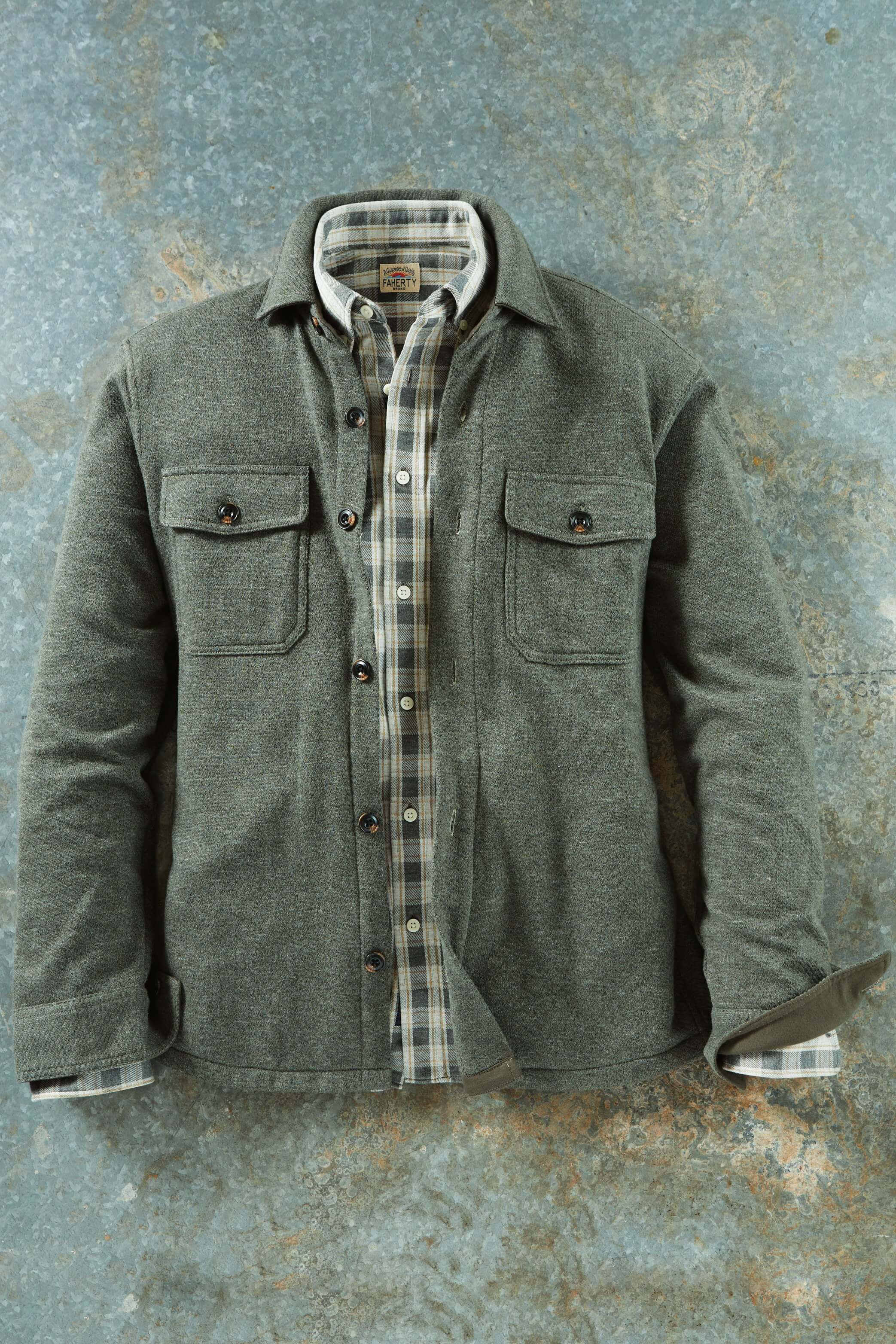 Image of Faherty Inlet CPO Jacket