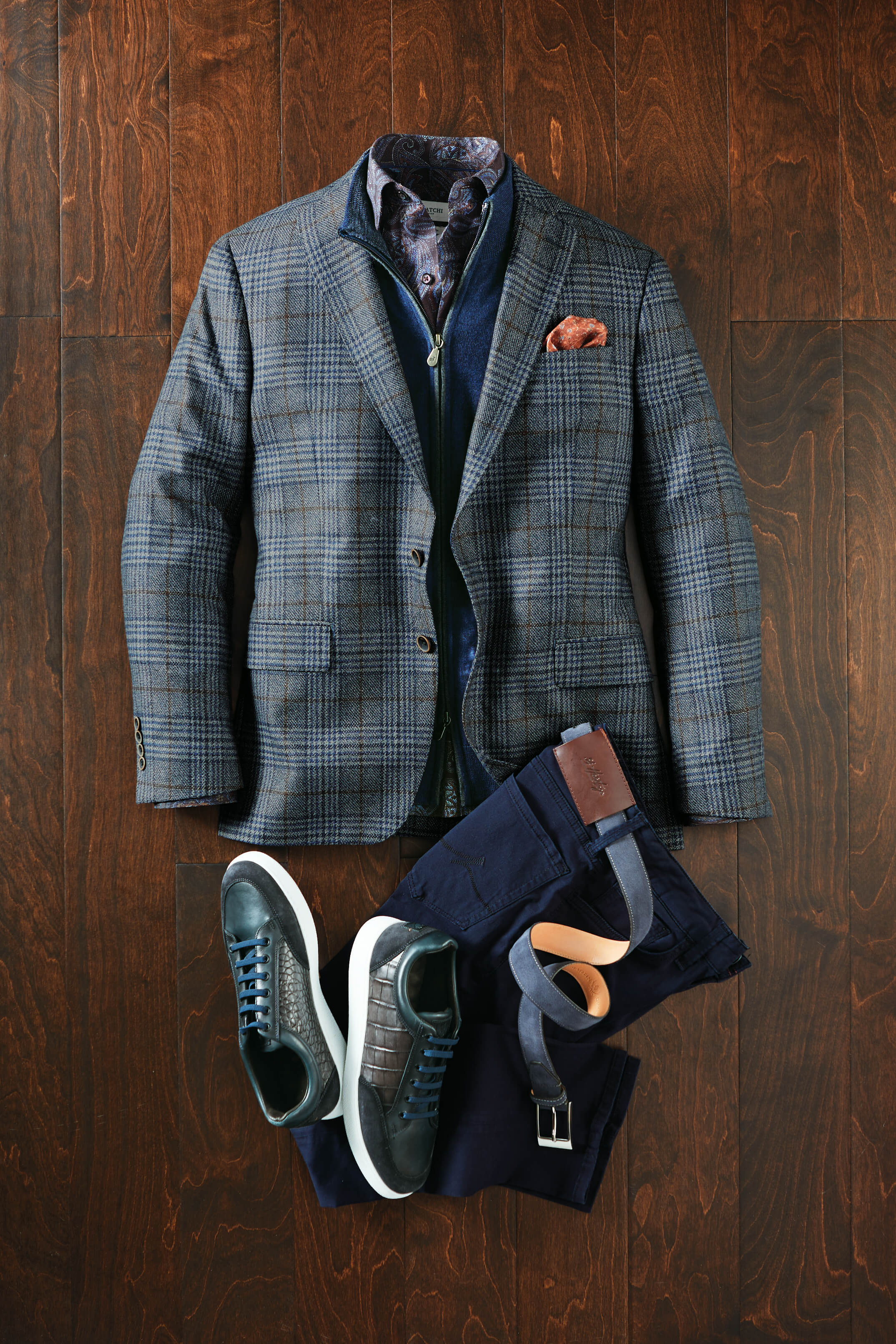 Image of Patrick James Plaid Sportcoat
