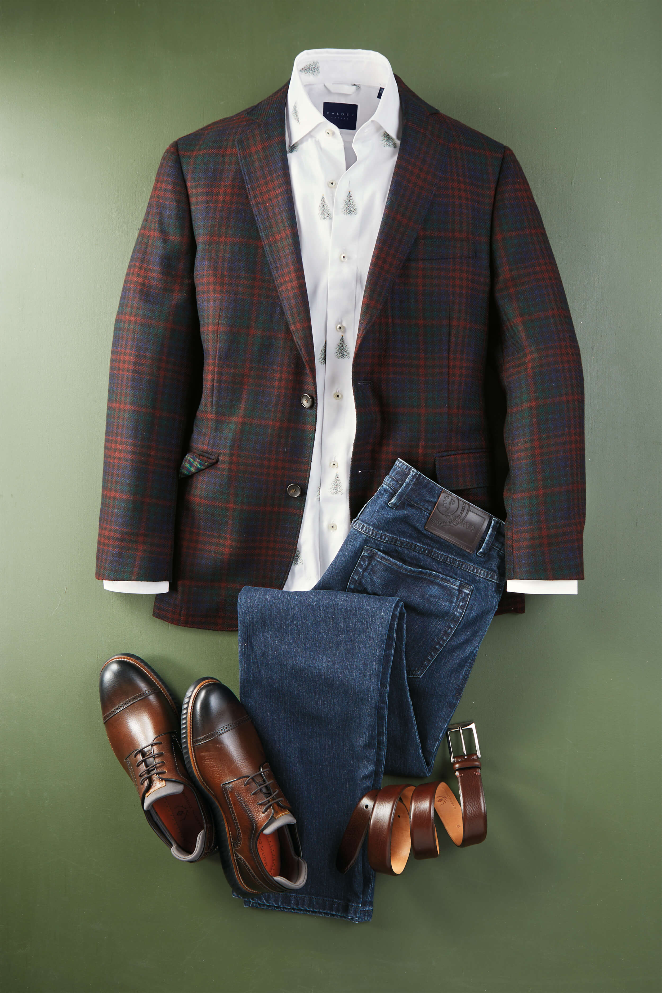 Image of Patrick James Holiday Plaid Sportcoat
