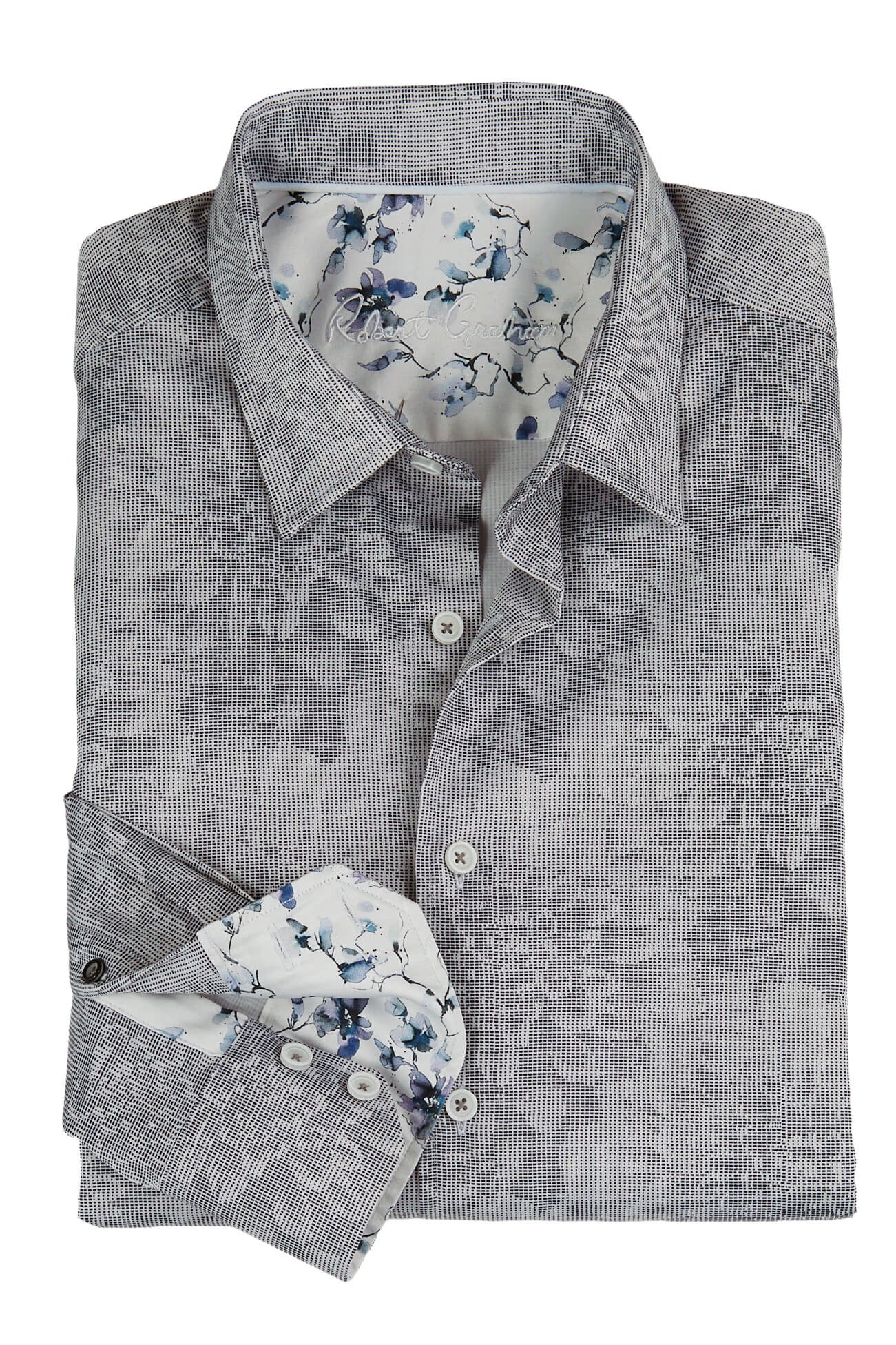 Image of Robert Graham Long Sleeve Lexington Muted Floral Shirt
