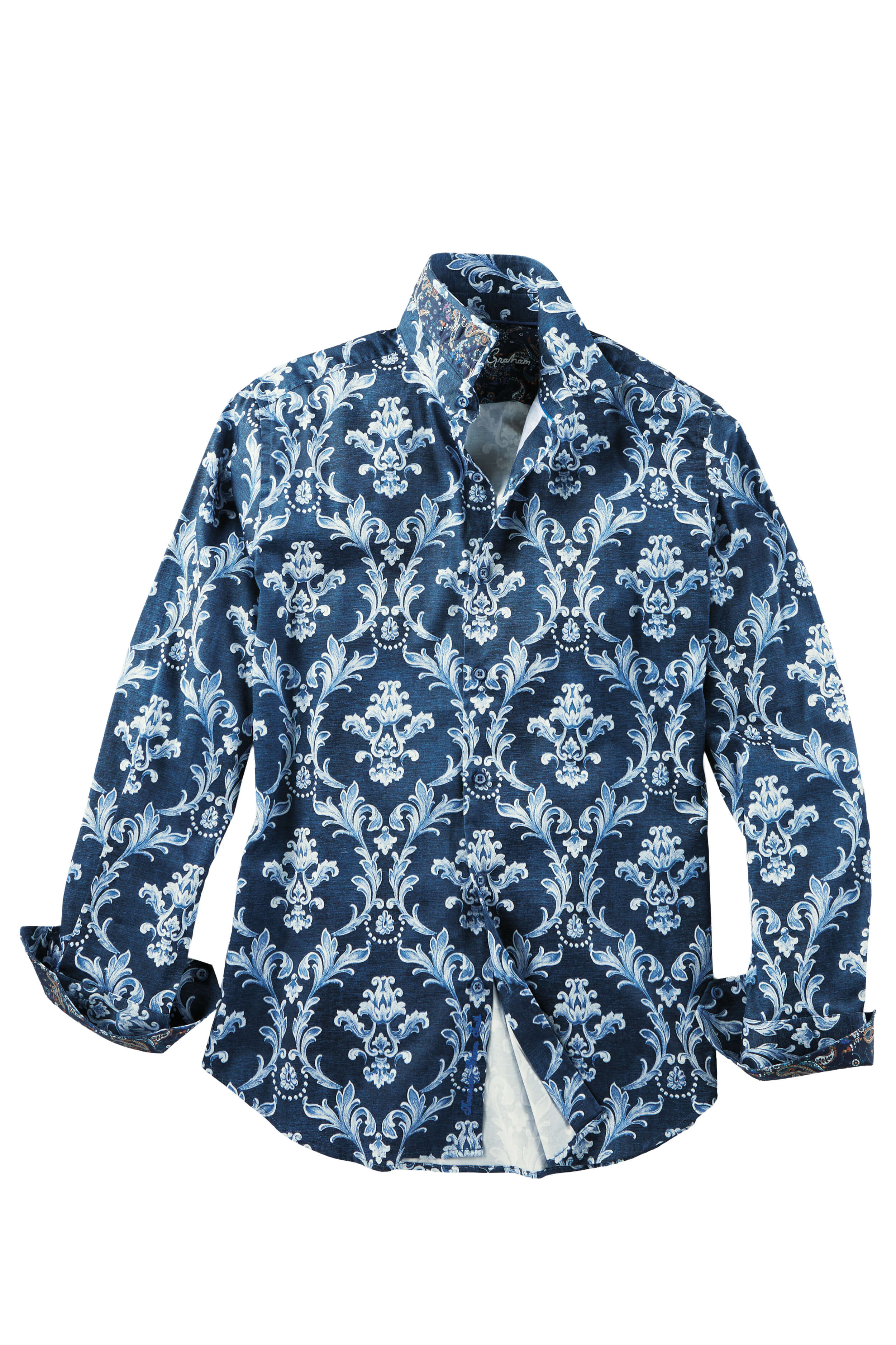 Image of Robert Graham Long Sleeve Neville Paisley Shirt