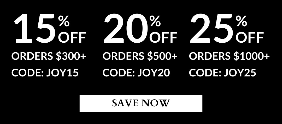 Save 15%, 20% or 25% Now