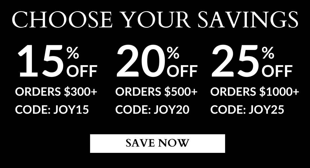 Save 15%, 20% or 25% Now