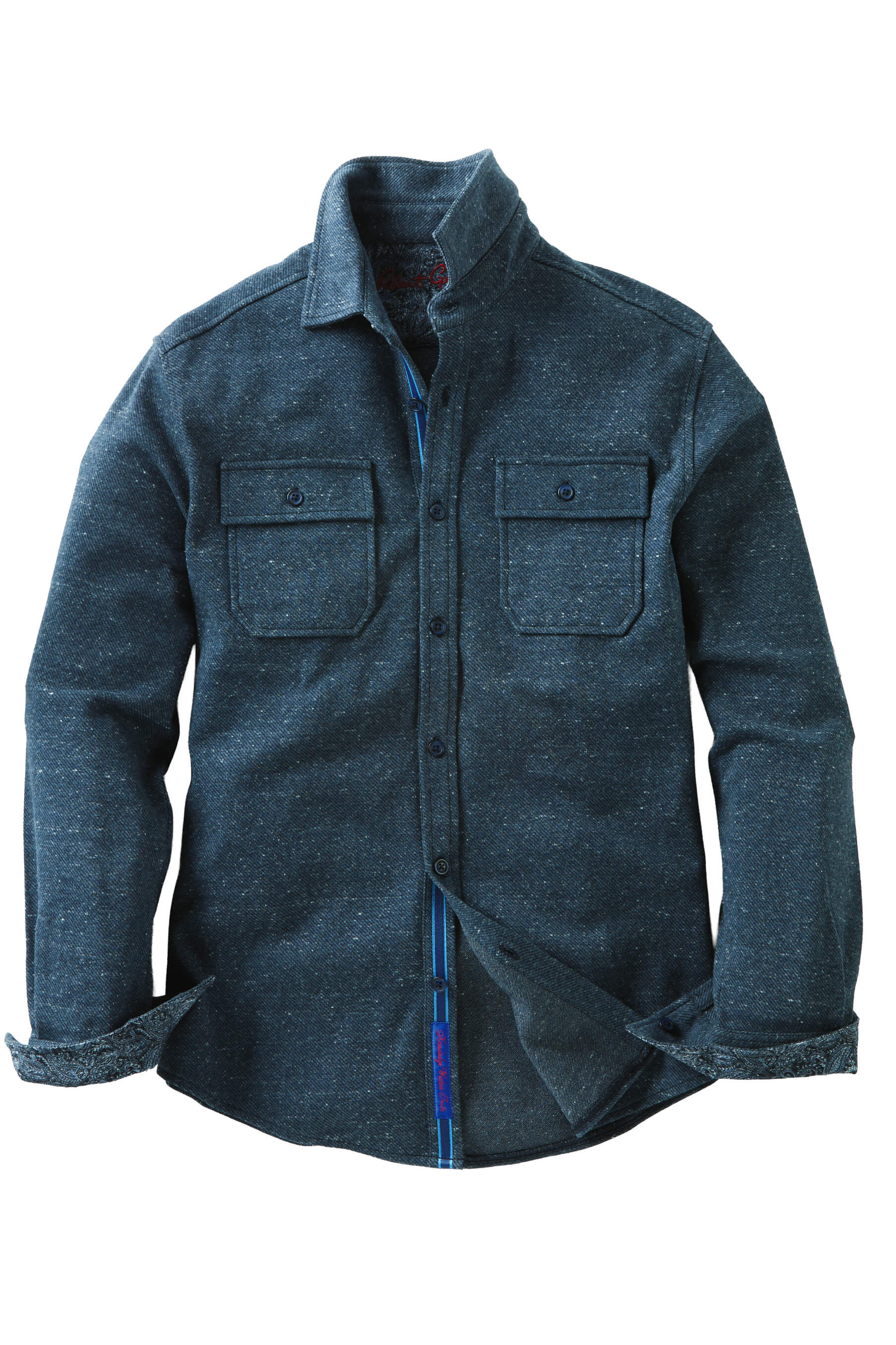 Image of Robert Graham Long Sleeve Vigano Knit Shirt Jacket
