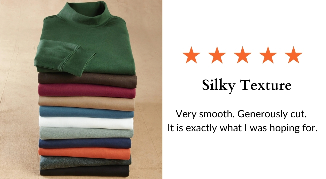 Mock Neck Long Sleeve Knit Shirt