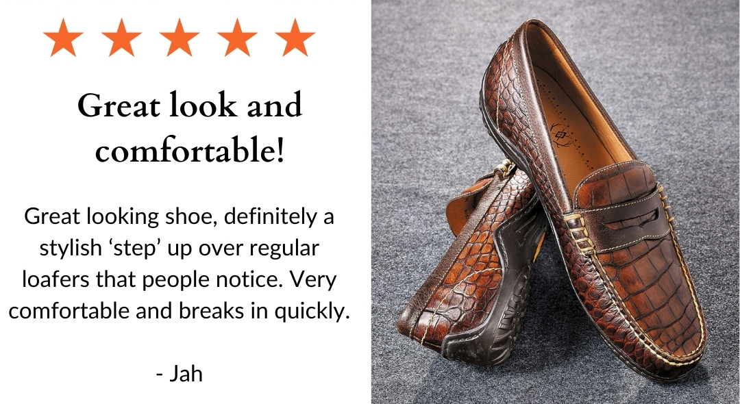 Alligator Grain Loafers