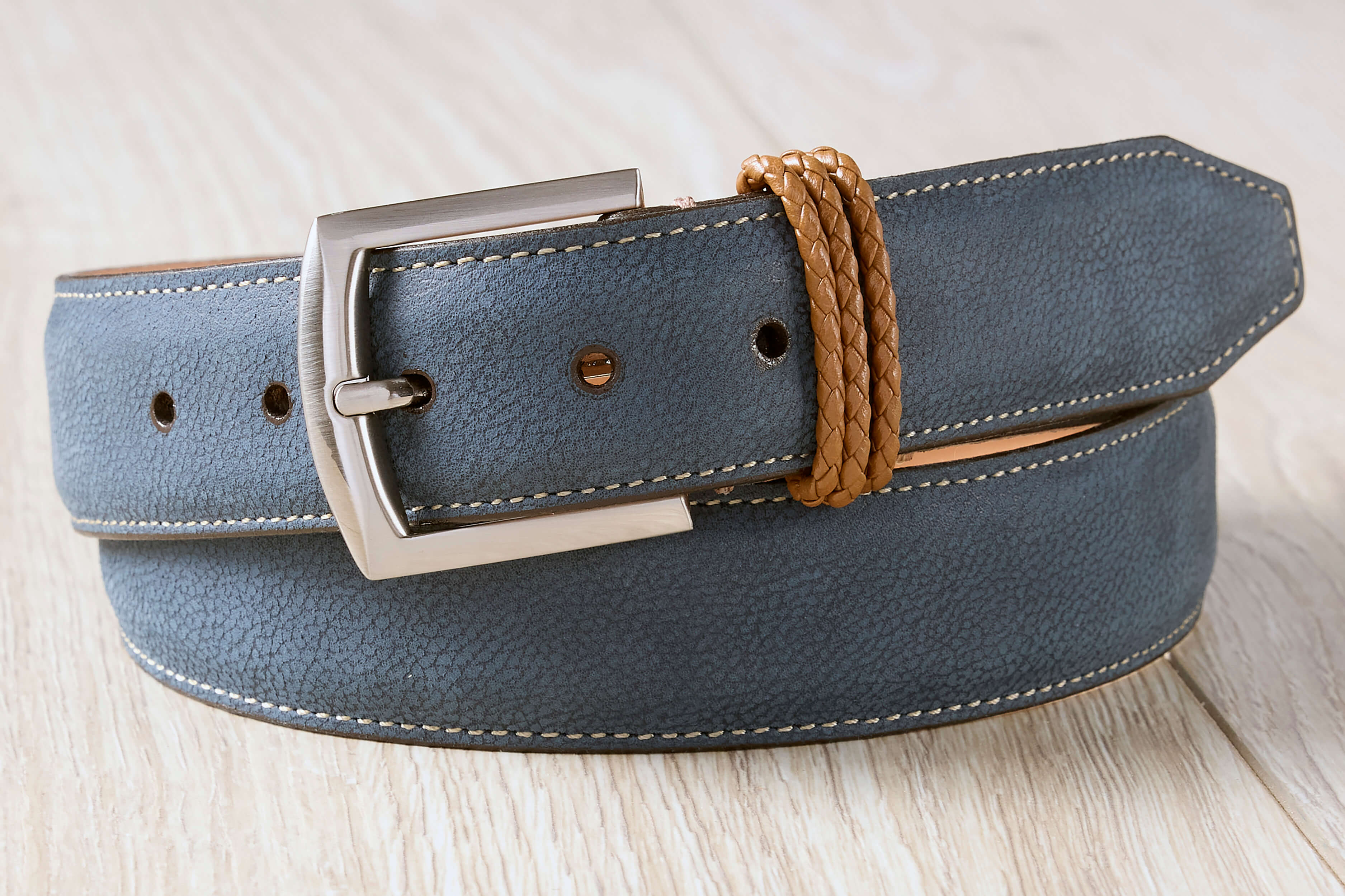 Image of Martin Dingman Royal Nubuck Suede Belt