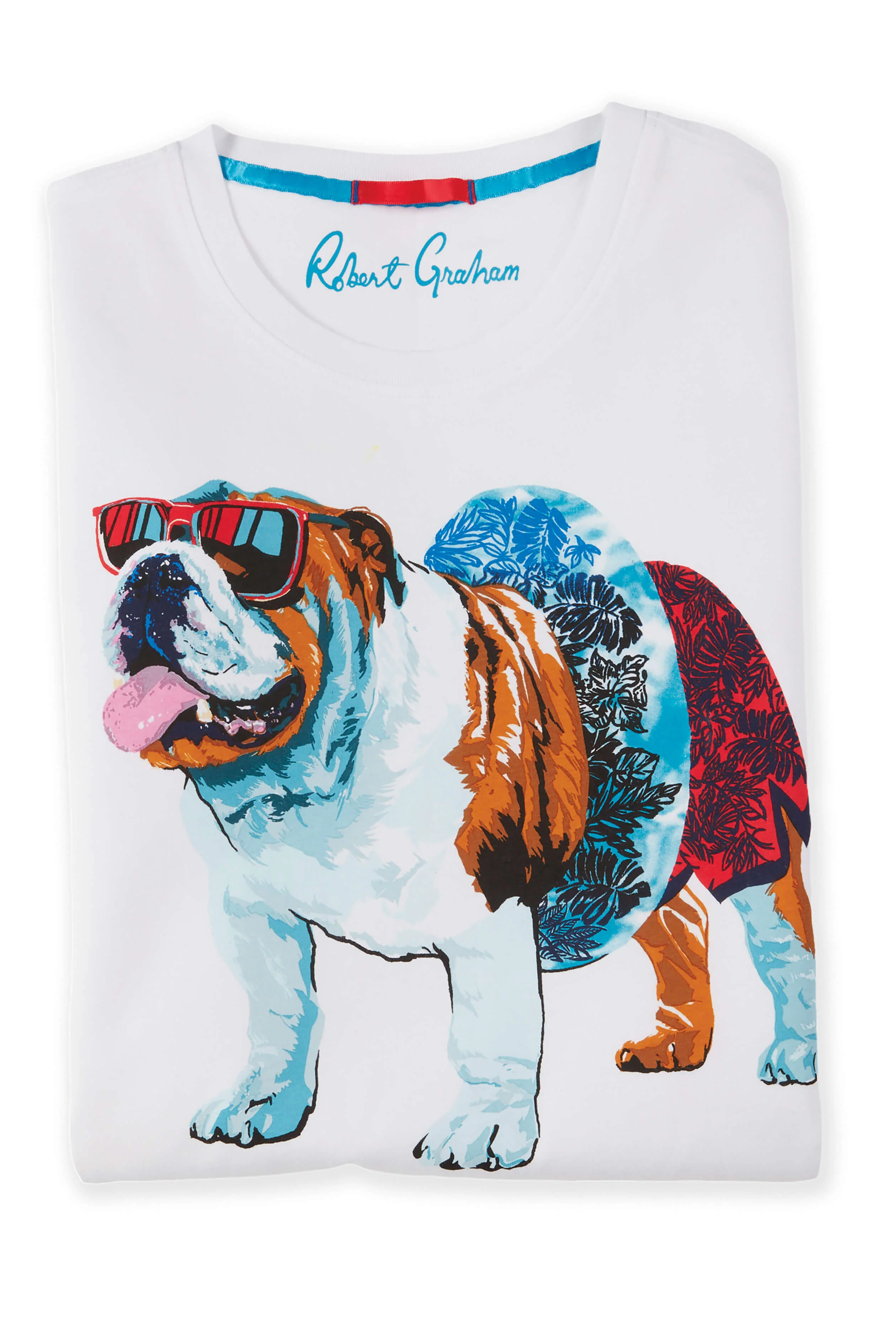 Image of Robert Graham Short Sleeve Pool Day Graham Tee