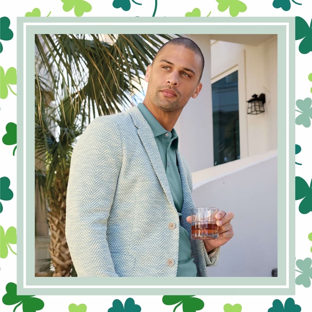 Herringbone Knit Sport Coat