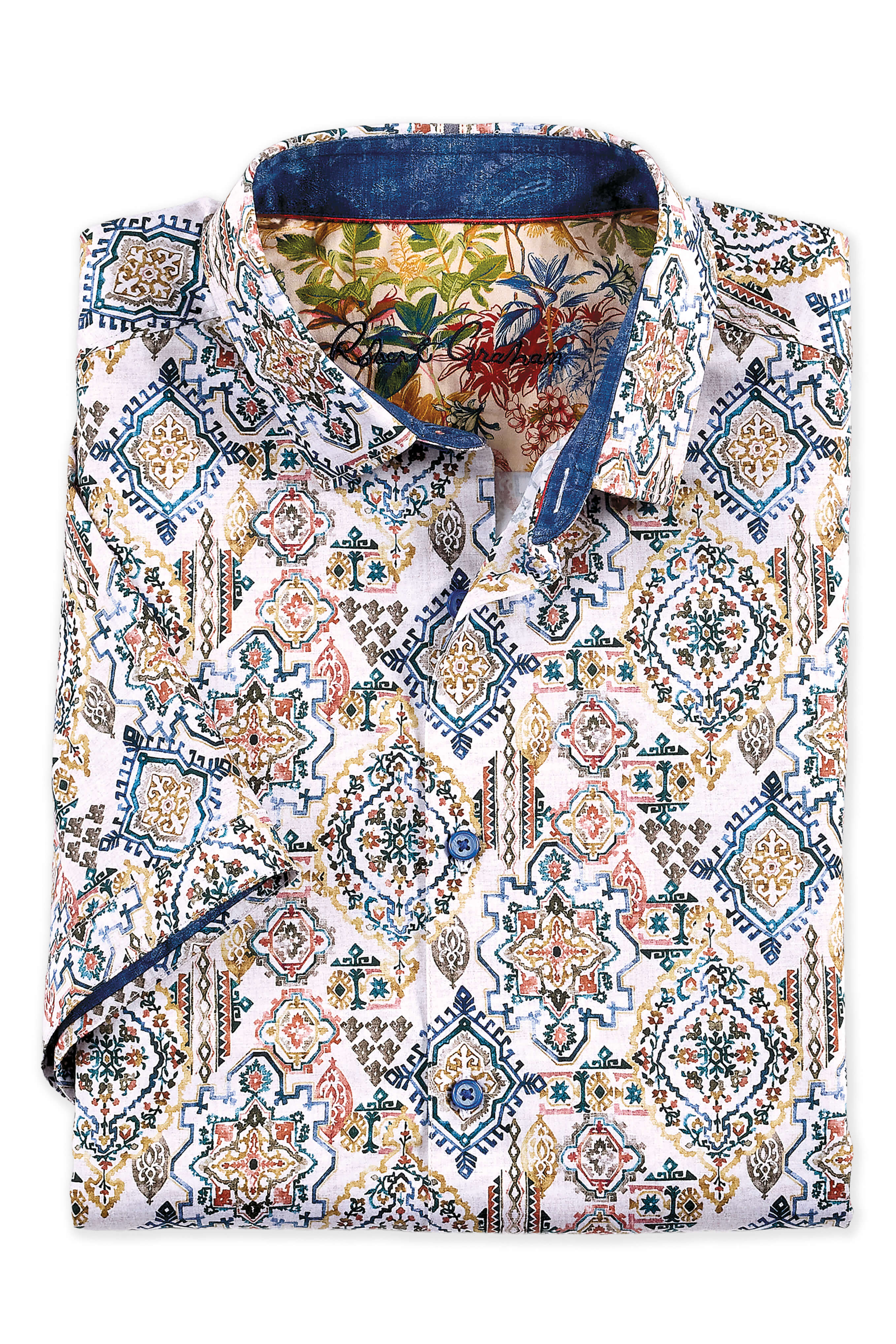 Image of Short Sleeve Pismo Pattern Shirt