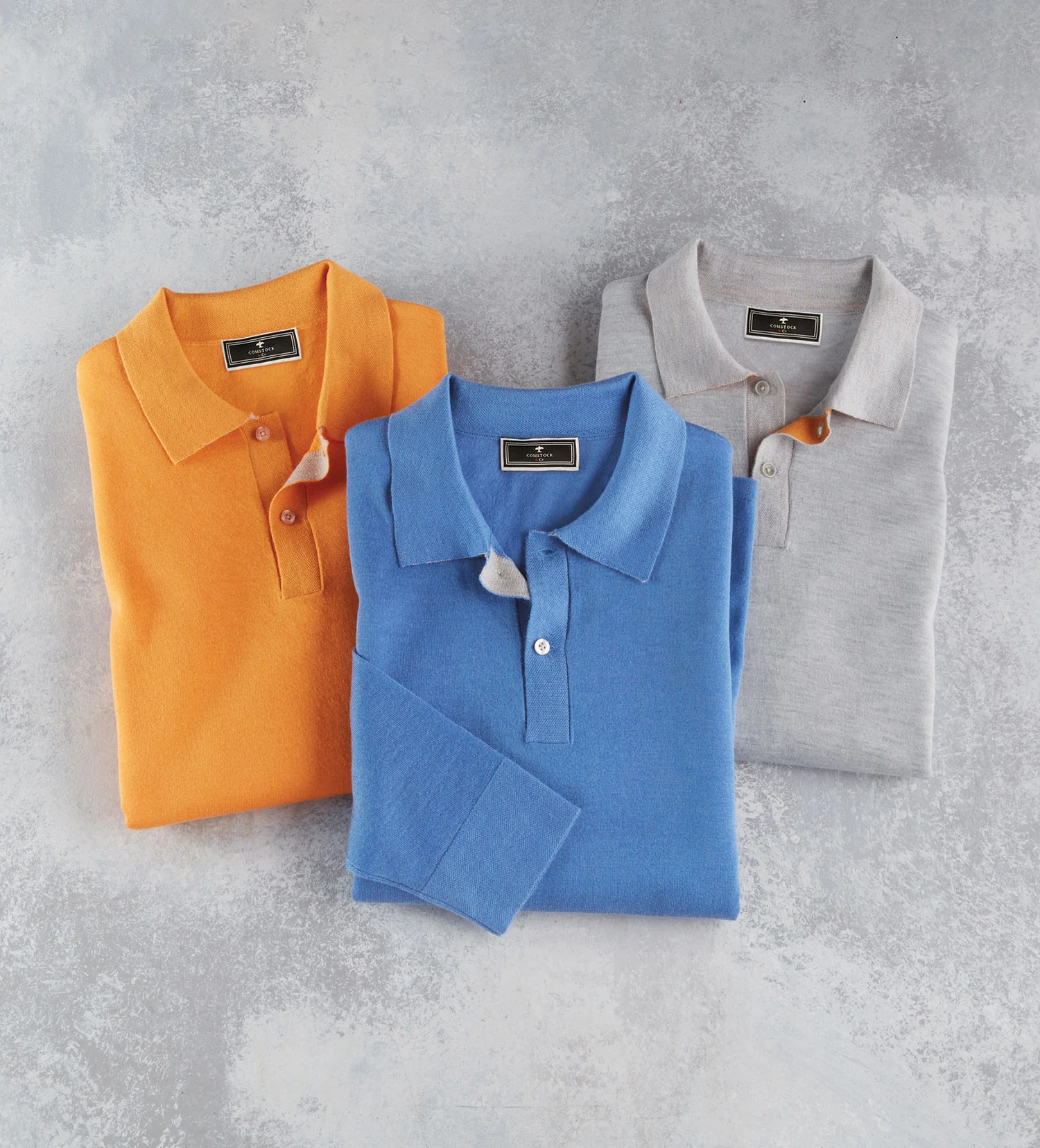 Image of Robert Comstock Cashmere Blend Polo