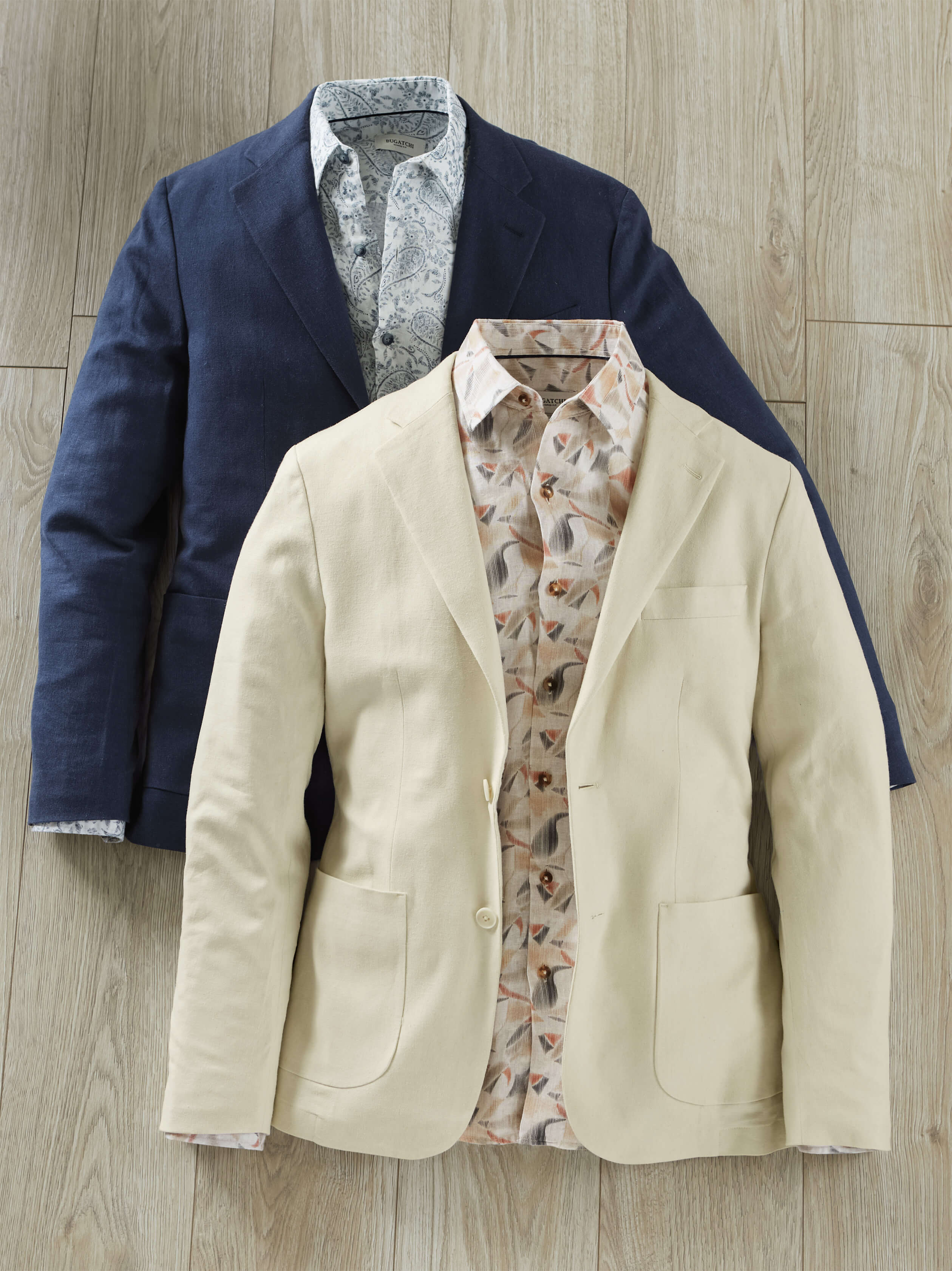 Image of Bugatchi Aerolinen 2 Button Blazer