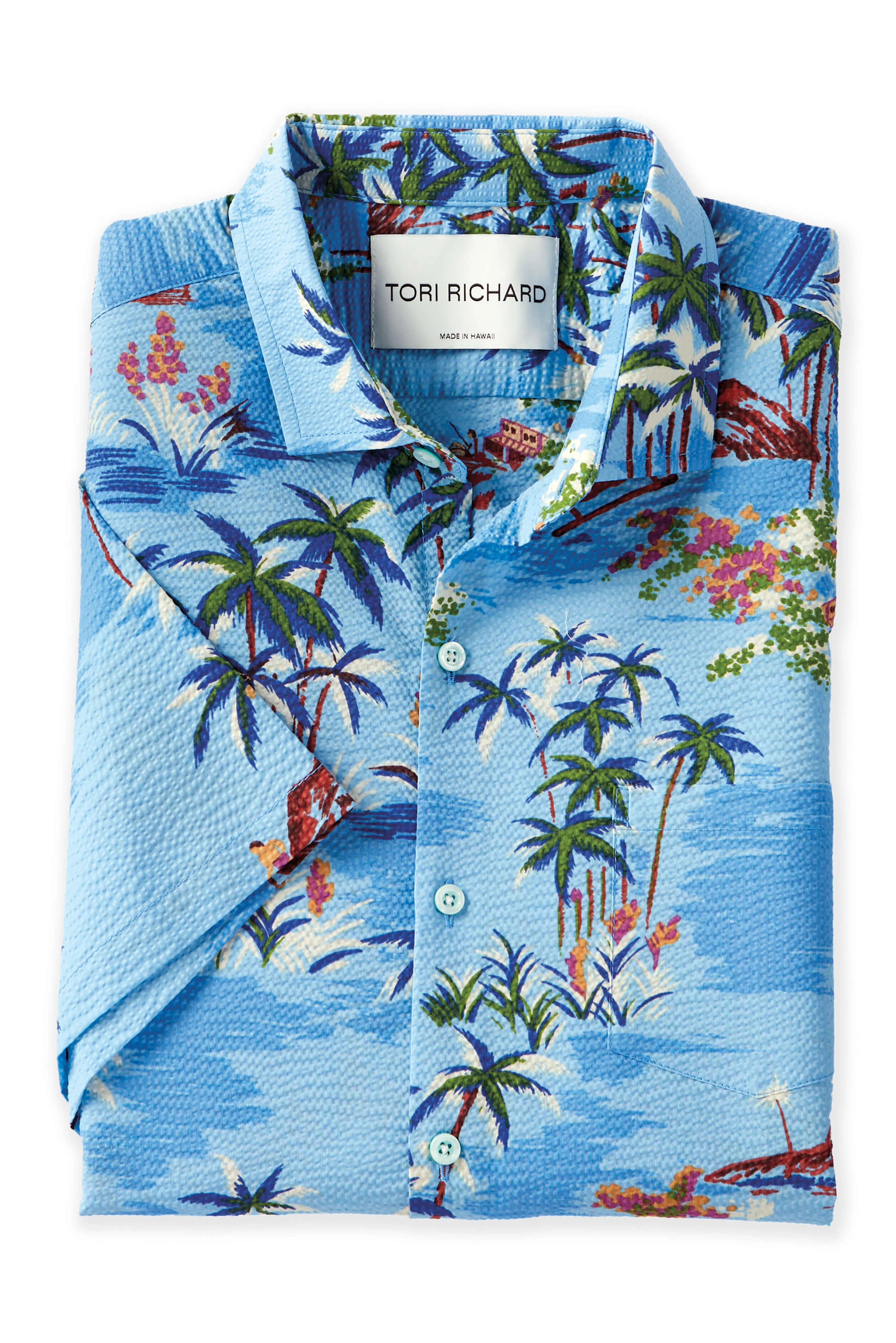 Image of Tori Richard Inter-Island Seersucker Shirt