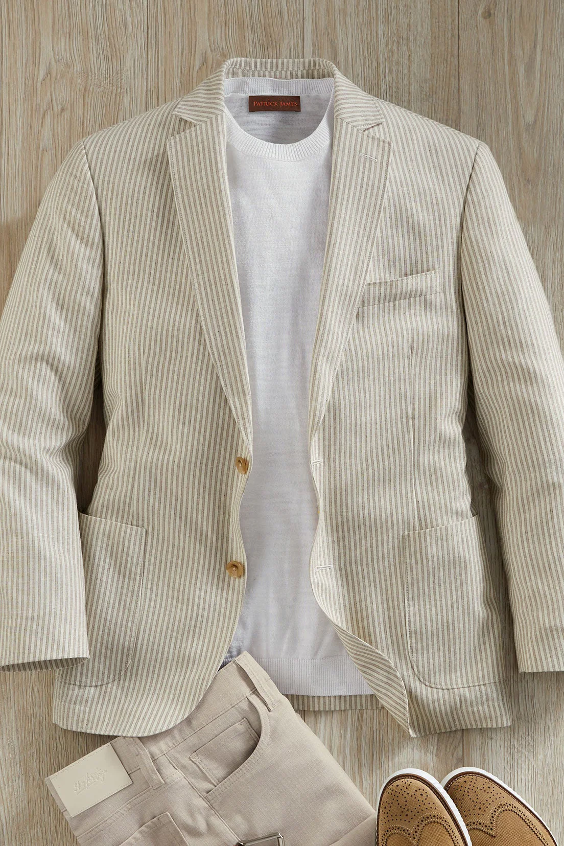 Image of Patrick James Stripe Sport Coat