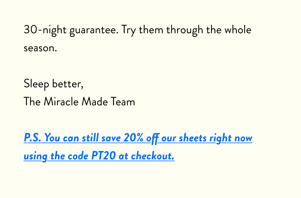 30-night guarantee