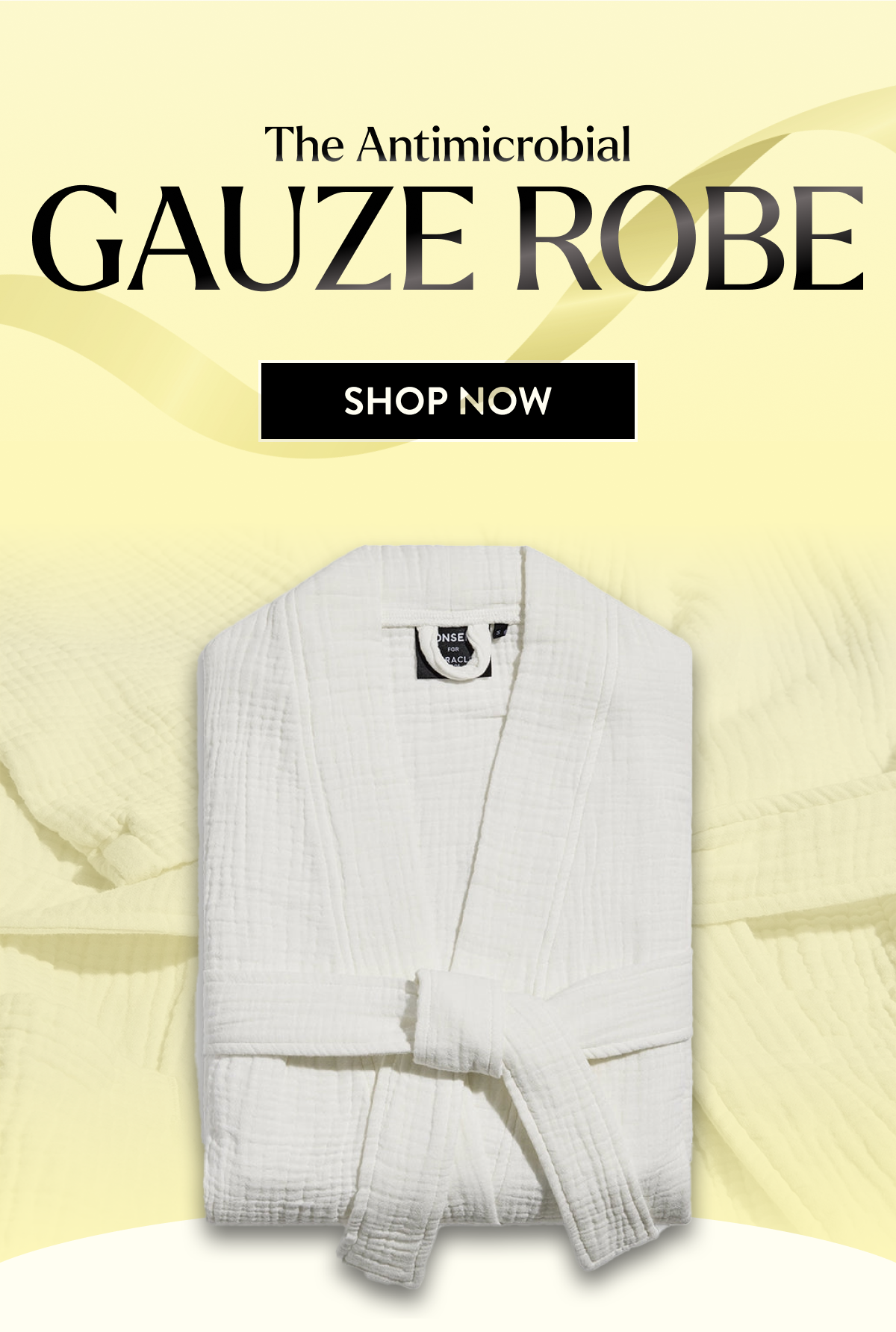 The Antimicrobial Gauze Robe | Shop Now 