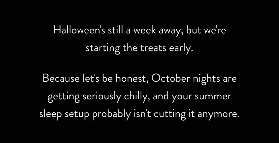 Halloween's still a week away, but we're starting the treats early.