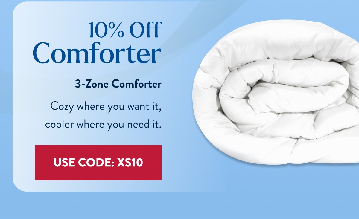 10% Off 3-Zone Comforter