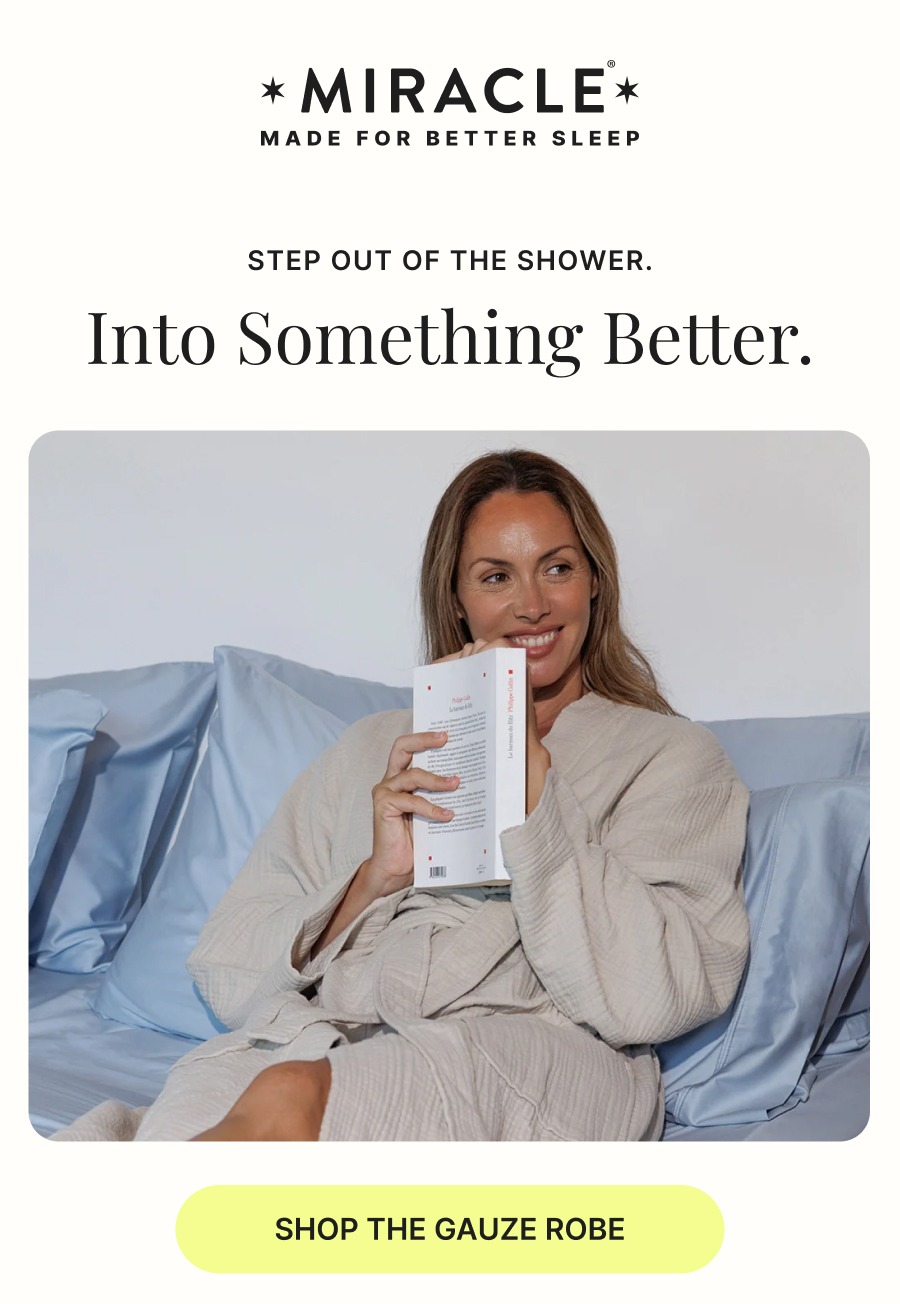 Step Out Of The Shower Into Something Better | Shop The Gauze Robe