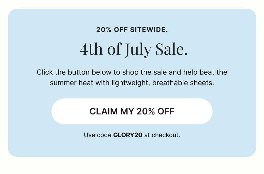 Claim My 20% Off 