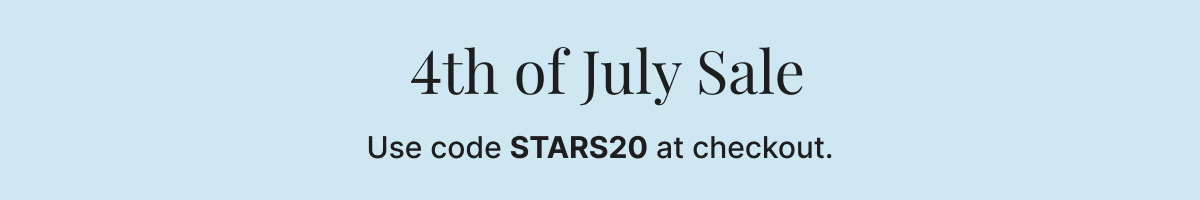 Use code STARS20 at checkout 
