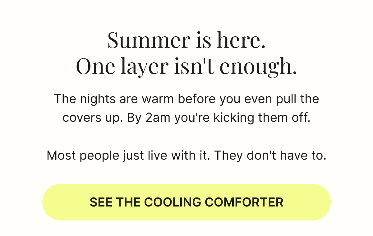 See The Cooling Comforter 