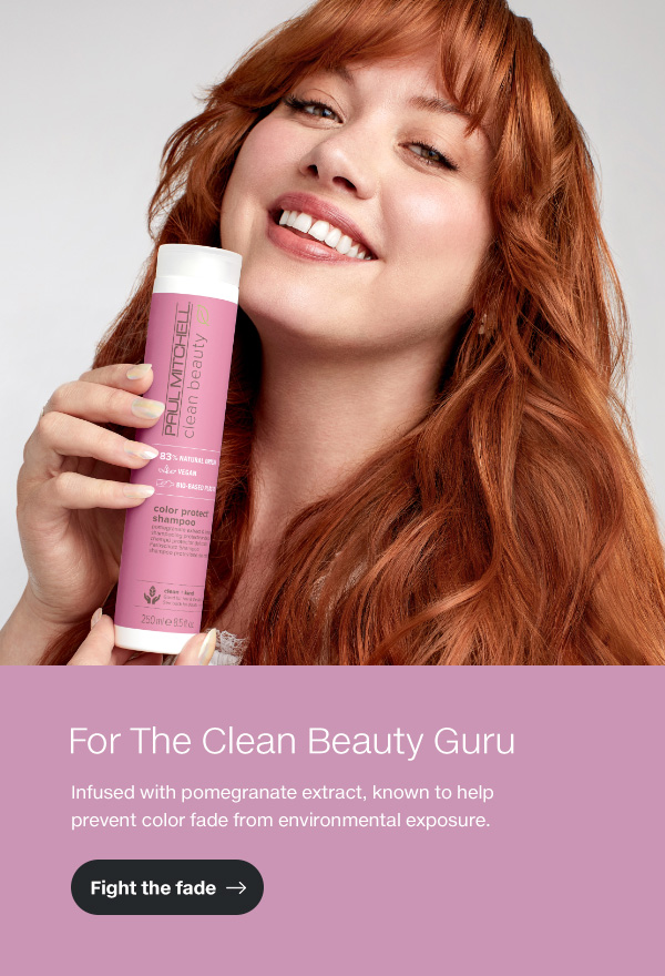 Infused with pomegranate extract, known to help prevent color fade from environmental exposure.