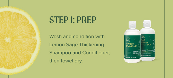 Lemon Sage Thickening Shampoo and Conditioner