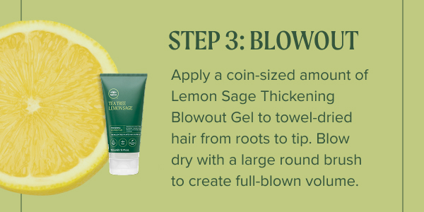 Lemon Sage Thickening Blowout Gel