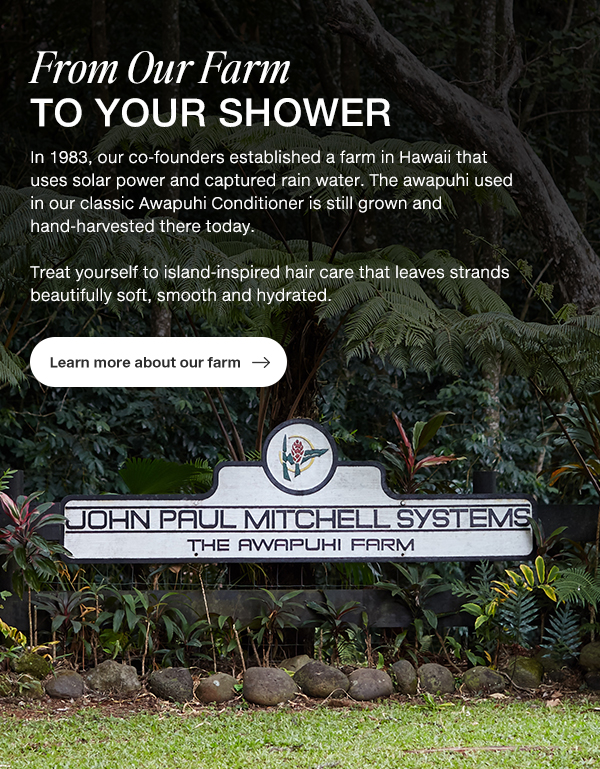 From Our Farm To Your Shower