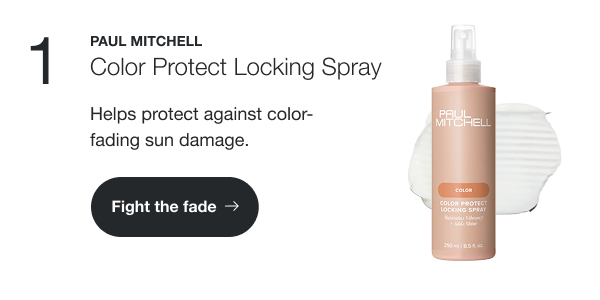 Paul Mitchell Color Protect Locking Spray. Helps protect against color-fading sun damage.