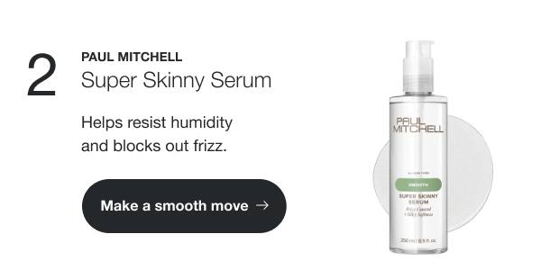 Paul Mitchell Super Skinny Serum. Helps resist humidity and blocks out frizz.