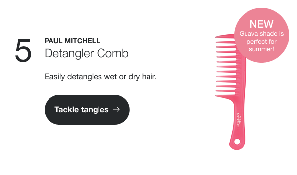 Paul Mitchell Detangler Comb. Easily detangles wet or dry hair. 