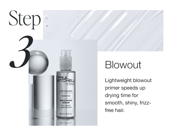 Blowout with Smoothing Serum