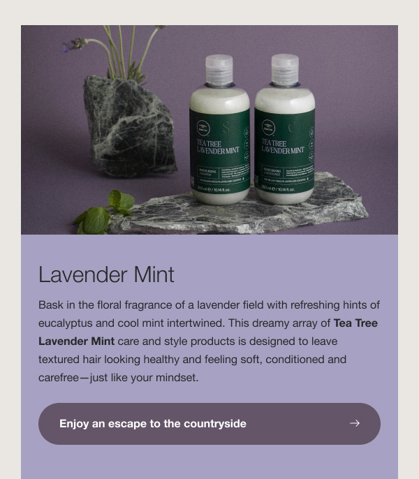 Lavender Mint: Enjoy an escape to the countryside