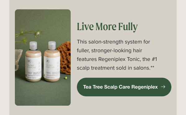 Tea Tree Scalp Care Regeniplex