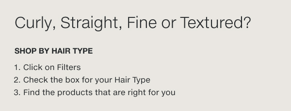 Shop by hair type