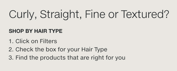 Shop by hair type