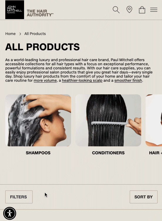 Shop by hair type