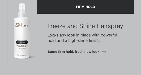 Freeze and Shine Hairspray