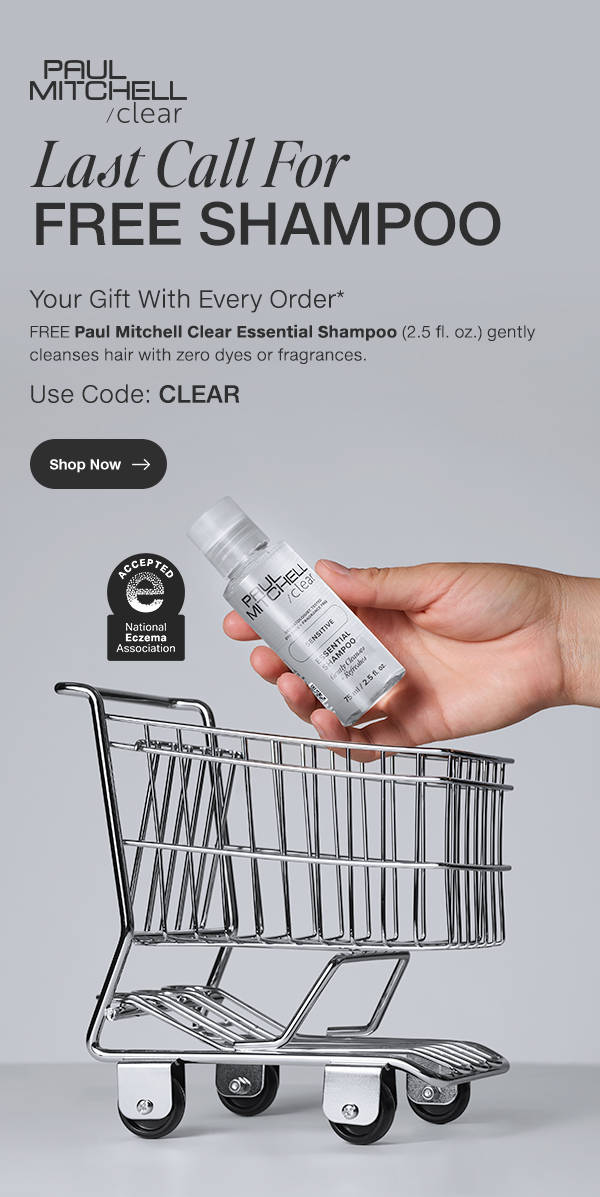 Last Call For FREE Shampoo