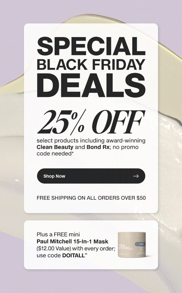 Special Black Friday Deals