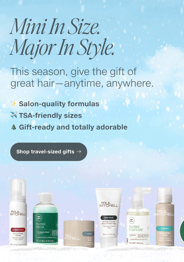 This season, give the gift of great hair—anytime, anywhere.