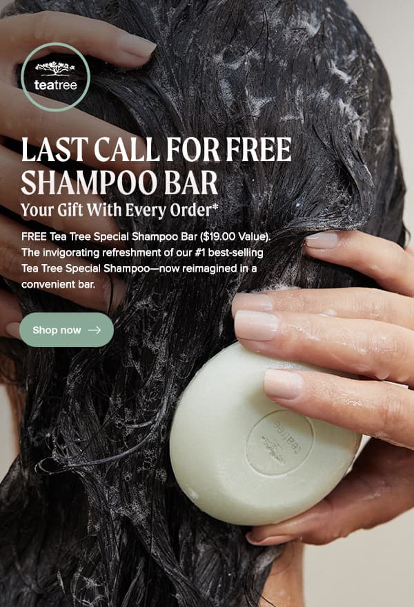 Last Call For FREE Shampoo Bar