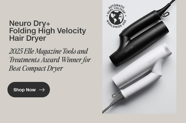 2025 Elle Magazine Tools and Treatments Award Winner for Best Compact Dryer 