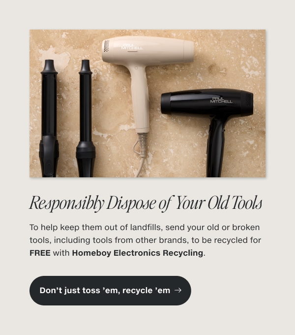 Don't just toss 'em, recycle 'em
