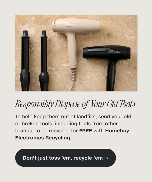 Don't just toss 'em, recycle 'em